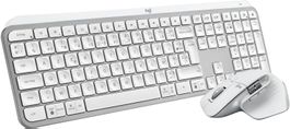 Set Logitech MX Keys S + Souris MX Master 3S Pale Grey
