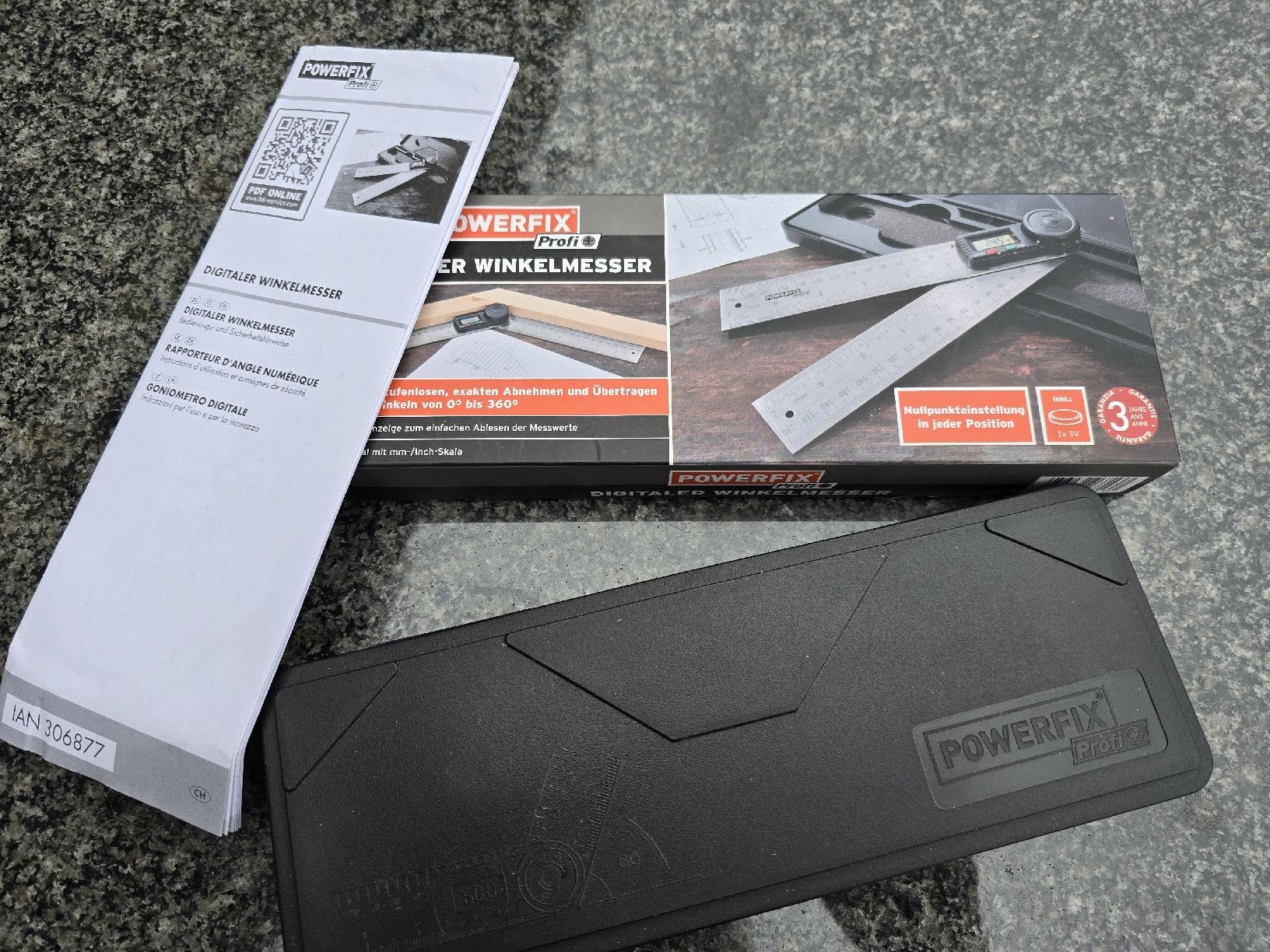 Tutti gli attrezzi: Digitaler Winkelmesser Powerfix Profi mit Anleitung & Box -  – Usato da Walkringen venduto da Vanuca 5