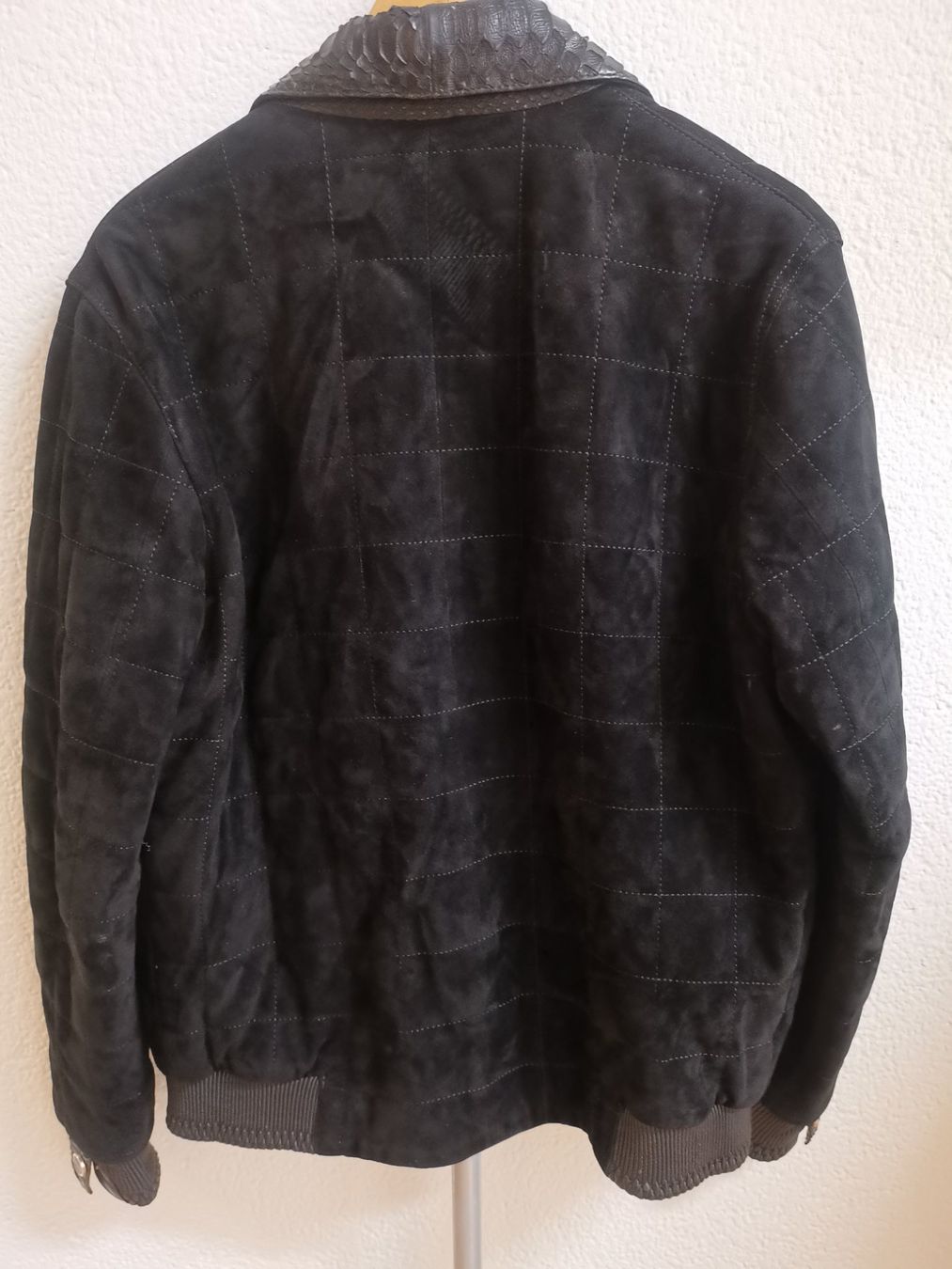 Giacche: ZILLI Luxus Wildlederjacke mit Pythonleder, GR 52/54 M L – Usato da Pfäffikon SZ venduto da mat_qgm9 5