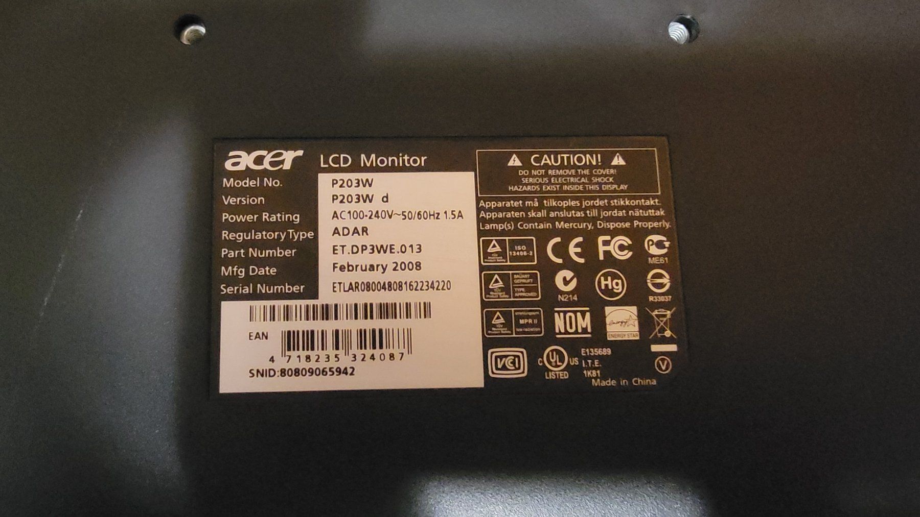 Intel PCs: Mini PC Intel NUC NUC5PGYH inkl. acer Bildschirm – Gebraucht aus Wetzikon ZH von Smartphone84 6