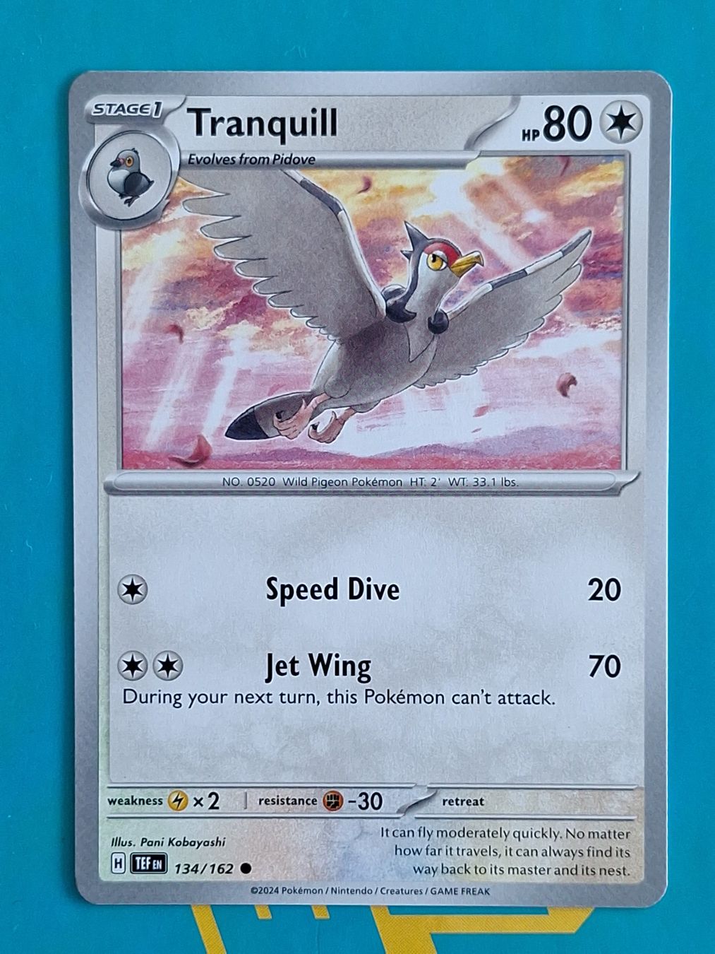 Pokémon Carte collezionabili: Tranquill - Temporal Forces Pokemon - #7.1 – Usato da Altstätten SG venduto da GGsGameshop