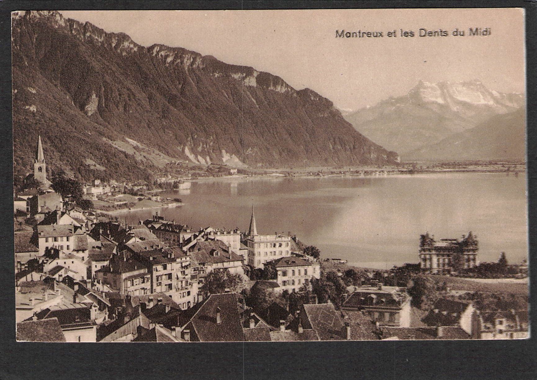 Cartes postales: CP Montreux et les Dents du Midi – D'occasion à Reichenburg par ibiza18
