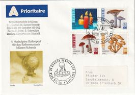 Pestalozzi-Stiftung, Ballonpost Mürren 1995