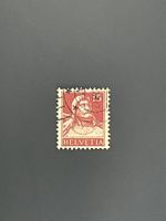 1928 Tellbrustbild braunrot 15 Rp 173 ʘ