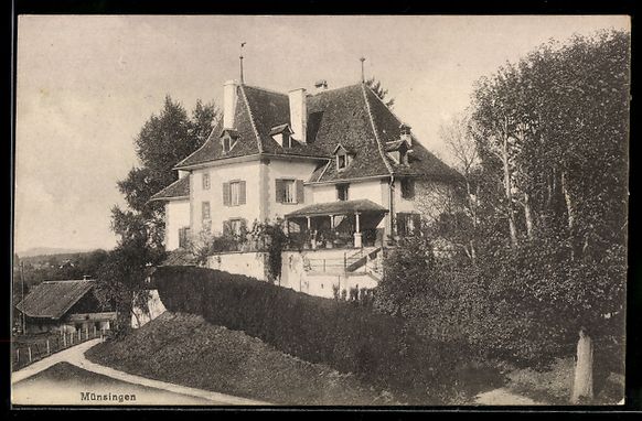 Cartes postales: Münsingen, Haus mit Terrasse und Treppe – D'occasion à Berlin par bartko-reher