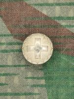  Uniformknopf Ord. 1898 für Offiziere, 15.0 mm, Silber, AGRU