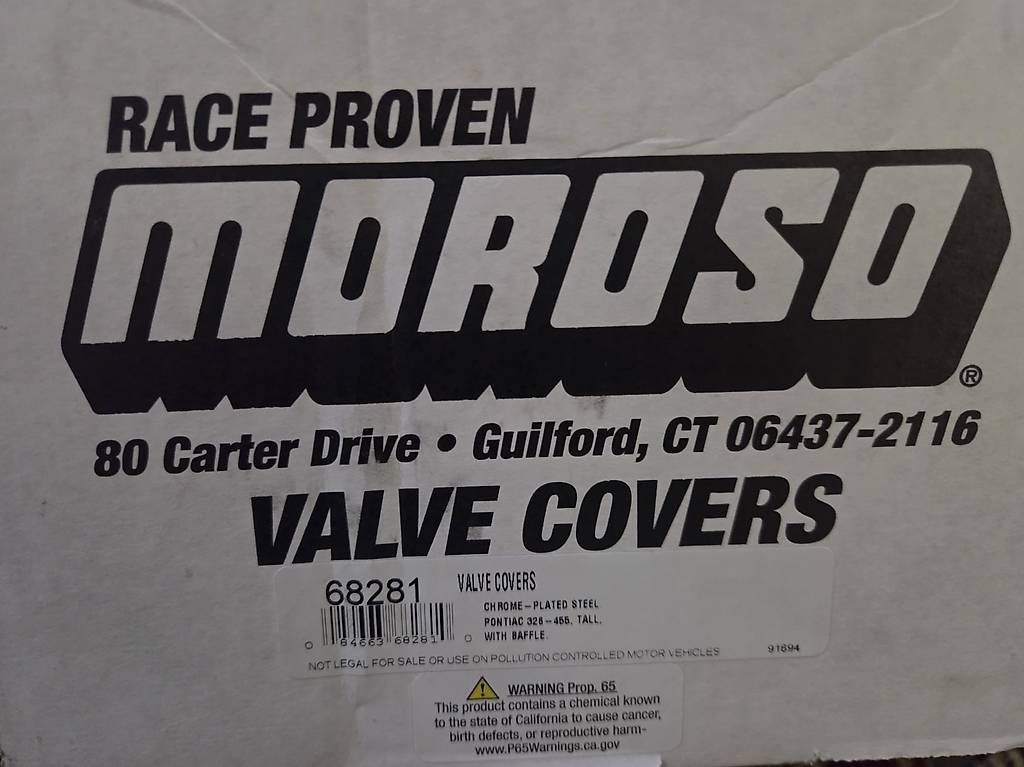 Alle Autoersatzteile: Moroso Valve Cover, Pontiac – Gebraucht aus Schwyz von y91mifi 1