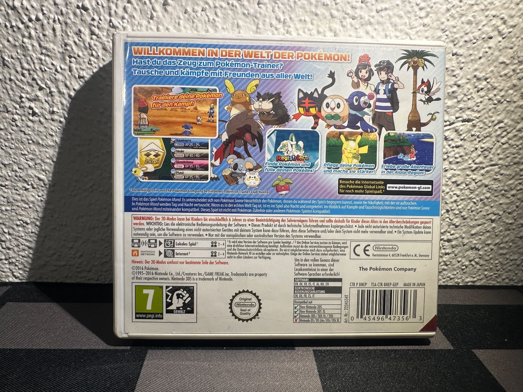 Nintendo Spiele: Nintendo 3DS Pokémon Mond | Moon | Luna | Mulitilanguage – Gebraucht aus Kappel SO von MyFunBox 1