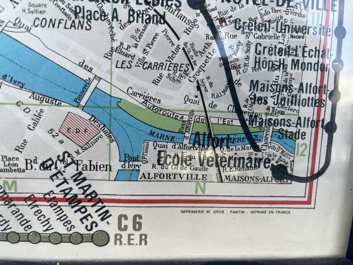 Foto & Immagini: Vintage Metrokarte Stadtplan Paris  – Usato da Bern venduto da fotolog111 4