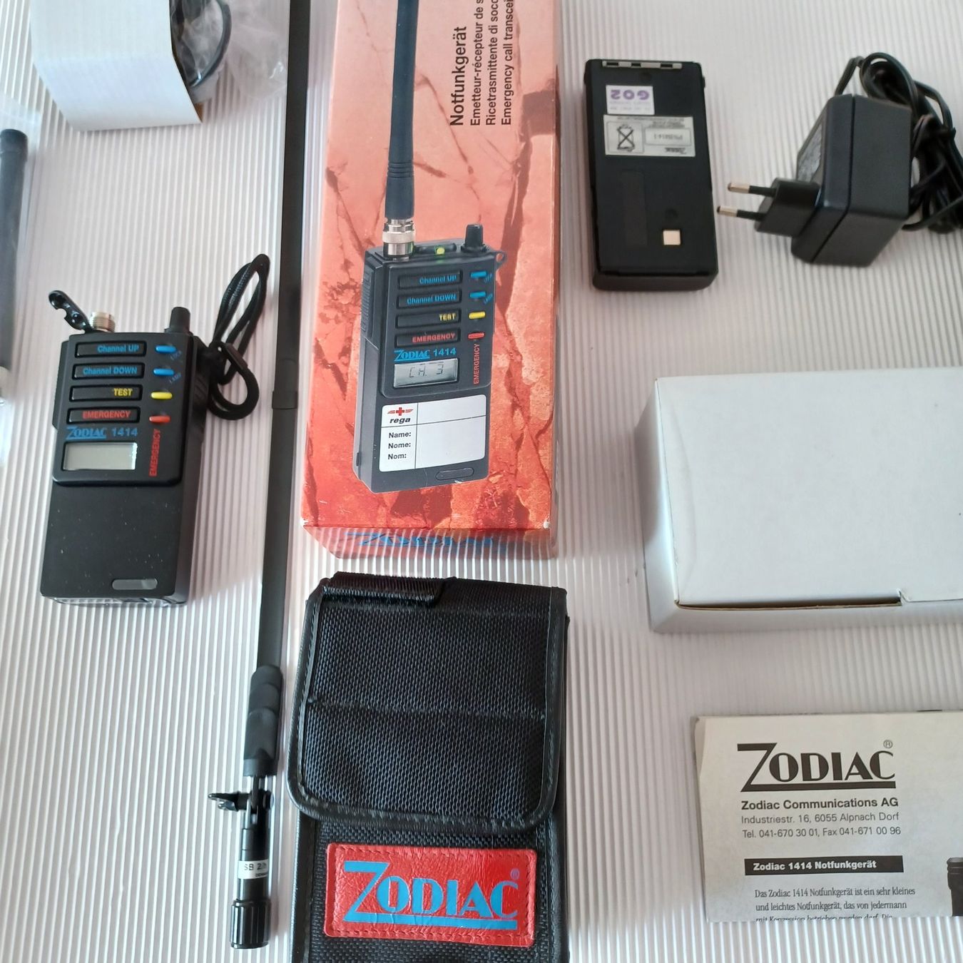 Radiocomunicazione: ZODIAC-Notfunkgeräte. NEU – Nuovo (secondo la descrizione) da Zürich venduto da Bellabo 5