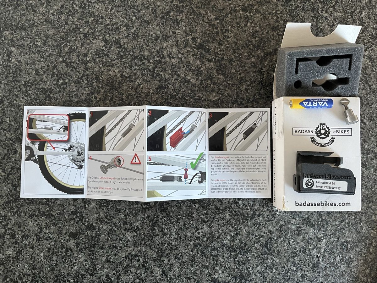 BadassBox 5 Tuning Per EBike Bosch Smart System Con App - Rimozione Limite Velocità