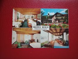 Oberammergau Hotel Böld AK Werbung