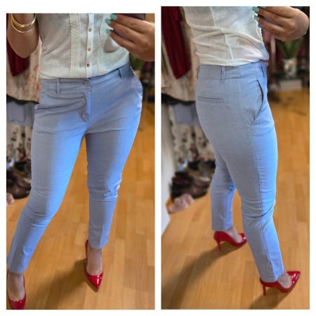 Sommerhose, hellblau, Grösse 38, Baumwolle,  top Qualität