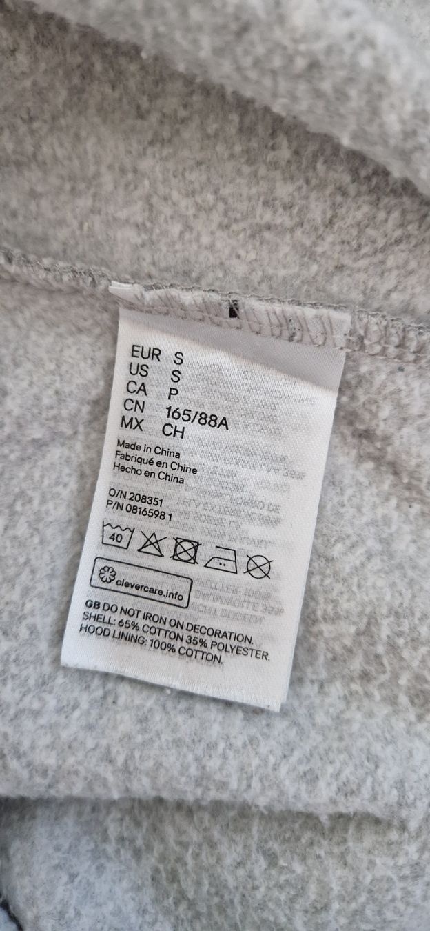 H&M Maglioni & Felpe: H&M Kaputzenpullover Hoodie Paris grau rot S – Usato da Zürich venduto da c.line89 3