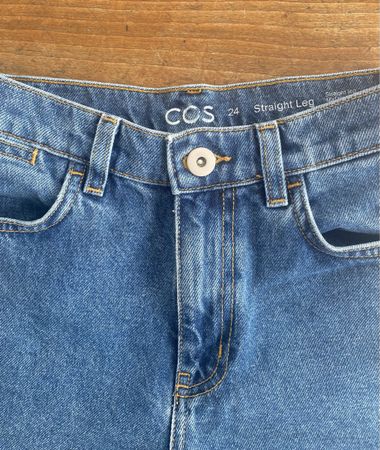 COS Damen Jeans Straight Leg Gr. 24