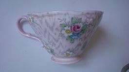 Antike Teetasse mit Rosenmuster Paragon England ca. 1930