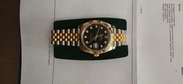 Rolex Datejust 41mm bicolor mit 10 Diamanten guter Zustand