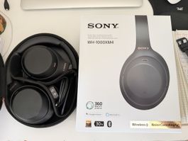 SONY WH-1000XM4 Headphones Noise Cancelling Wireless Black