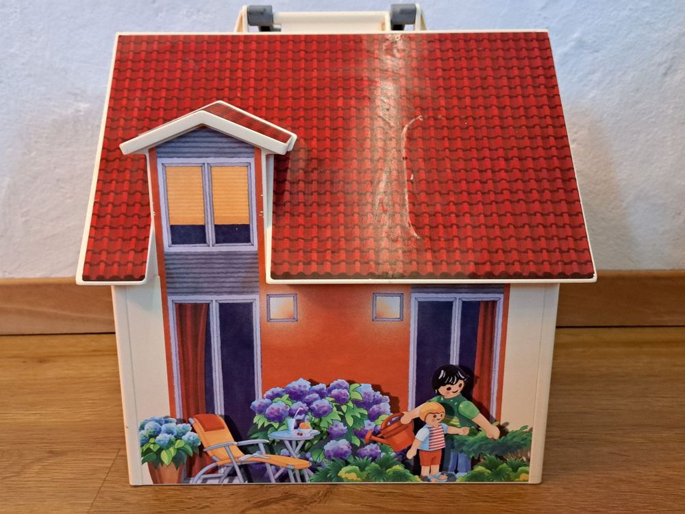  PLAYMOBIL 70985 Mitnehm-Puppenhaus (tragbar) mit Inhalt 