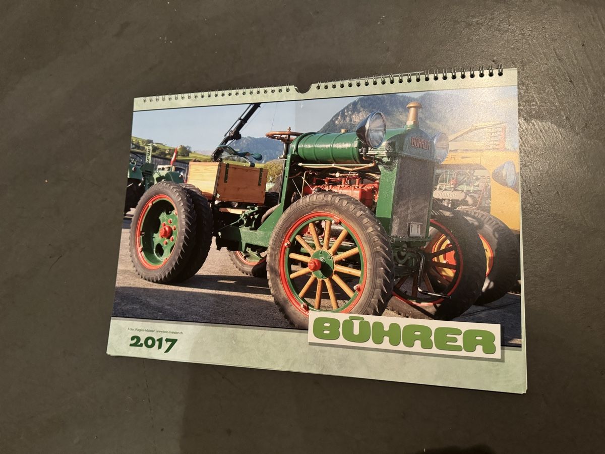 Bührer Calendari: Bührer Traktor Kalender 2017 – Usato da Egg SZ venduto da fsc_g2v2
