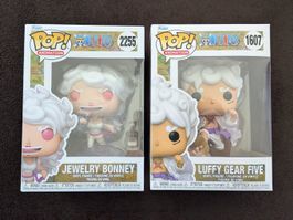 Funko Pop! One Piece - Luffy Gear Five #1607 + Bonney #2255