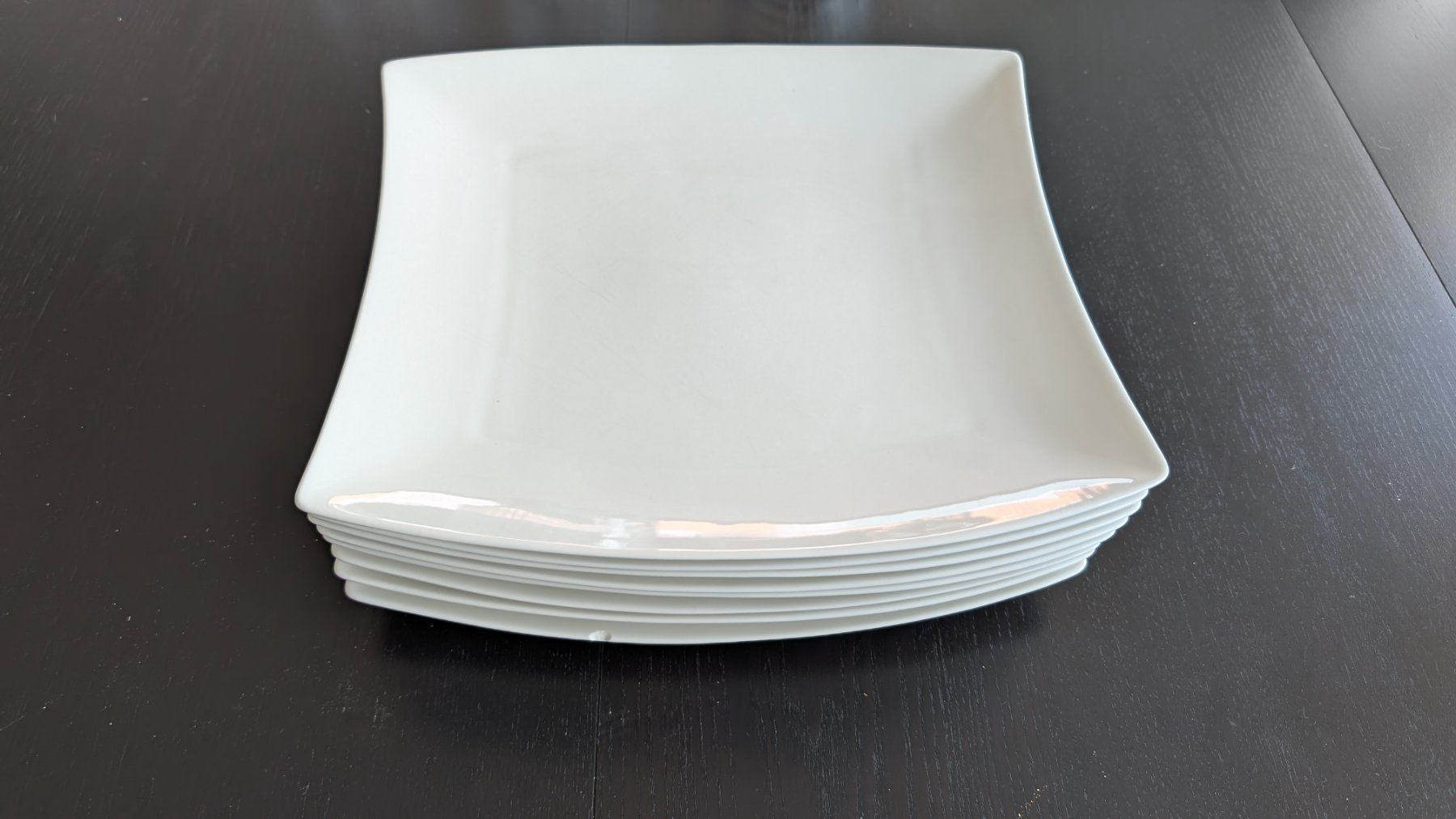 Piatti: 6 Teller weiss eckig 25cm Lunasol – Usato da Luzern venduto da cri_jxn6
