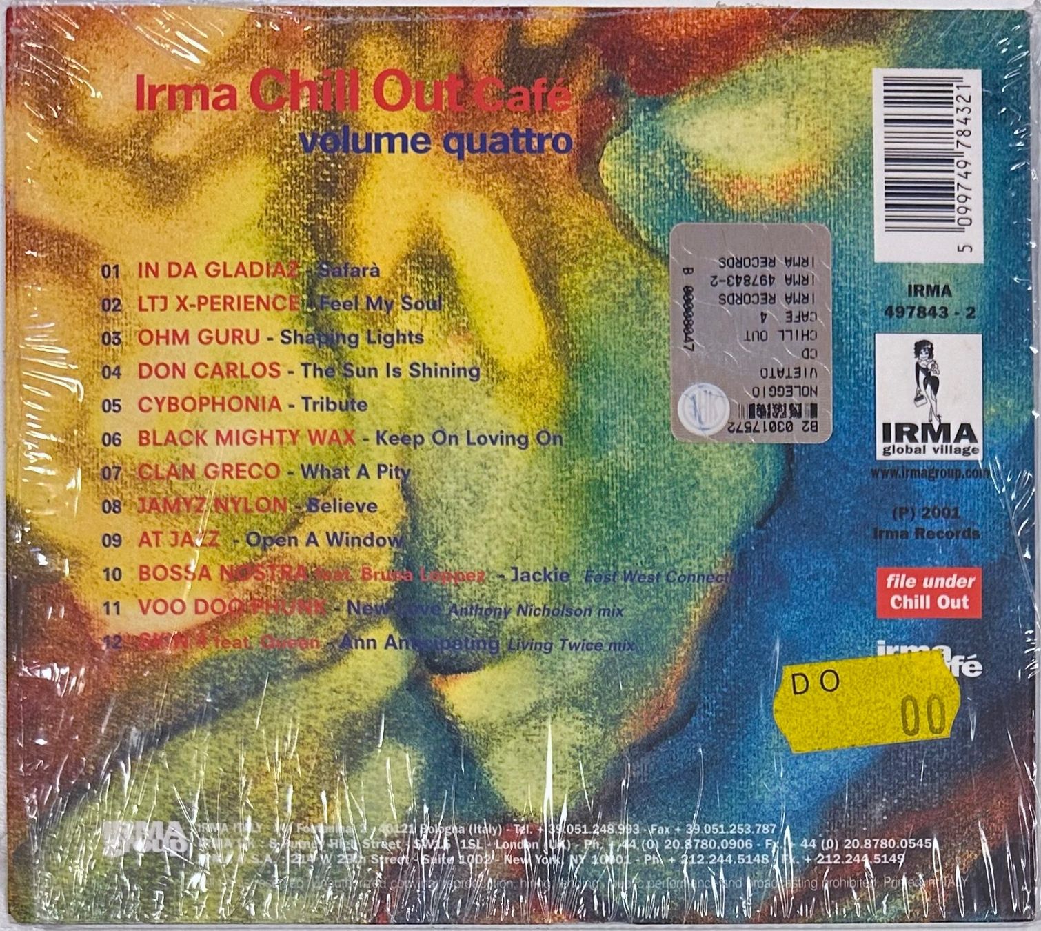 CD: Irma Chill Out Cafe Volume Quattro – Nuovo e nell'imballaggio originale da Martigny venduto da jereq 1