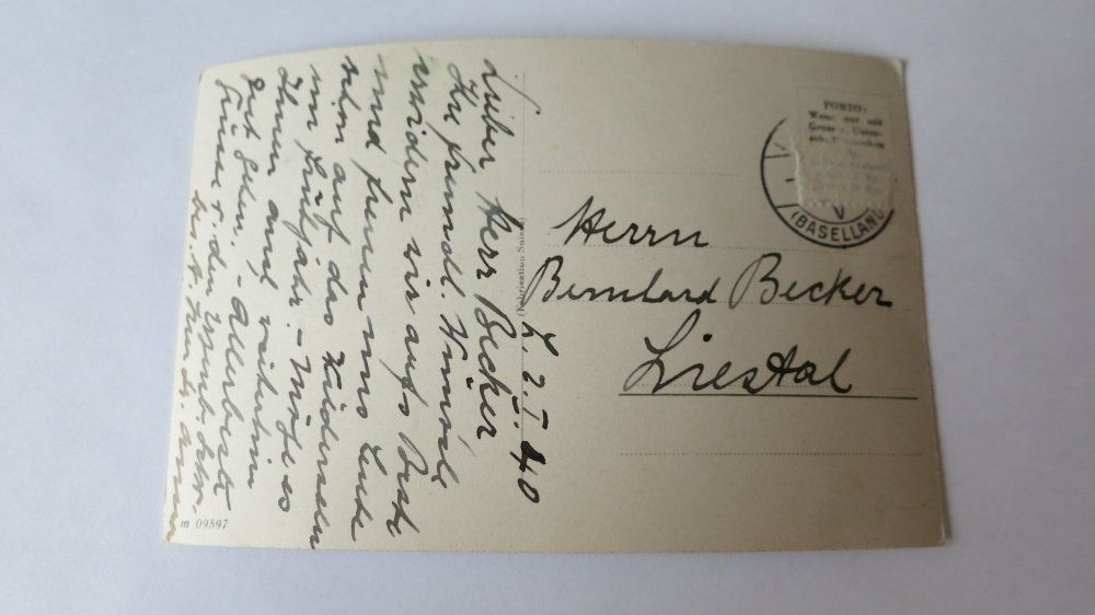 Cartoline postali: Langenbruck - Sanatorium Erzenberg - 1940 – Usato da Jona venduto da centumprata 1