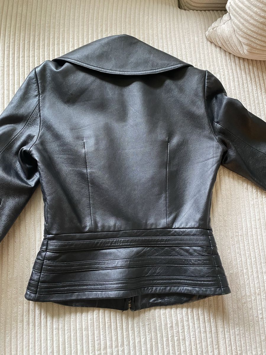 Guess Giacche: Guess Echt Lederjacke Leather Jacket Schwarz Veste XS – Nuovo (secondo la descrizione) da Langnau am Albis venduto da cynthia.jolene 4