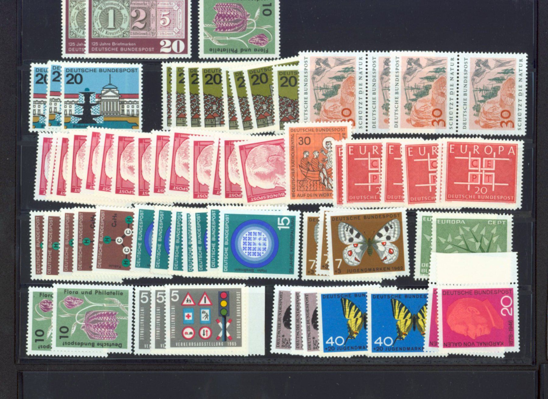 Alle Briefmarken: DE Einzelwerte SUPER ** auf 3 Scans (C235) – Neu (gemäss Beschreibung) aus Seuzach von Harri19 2