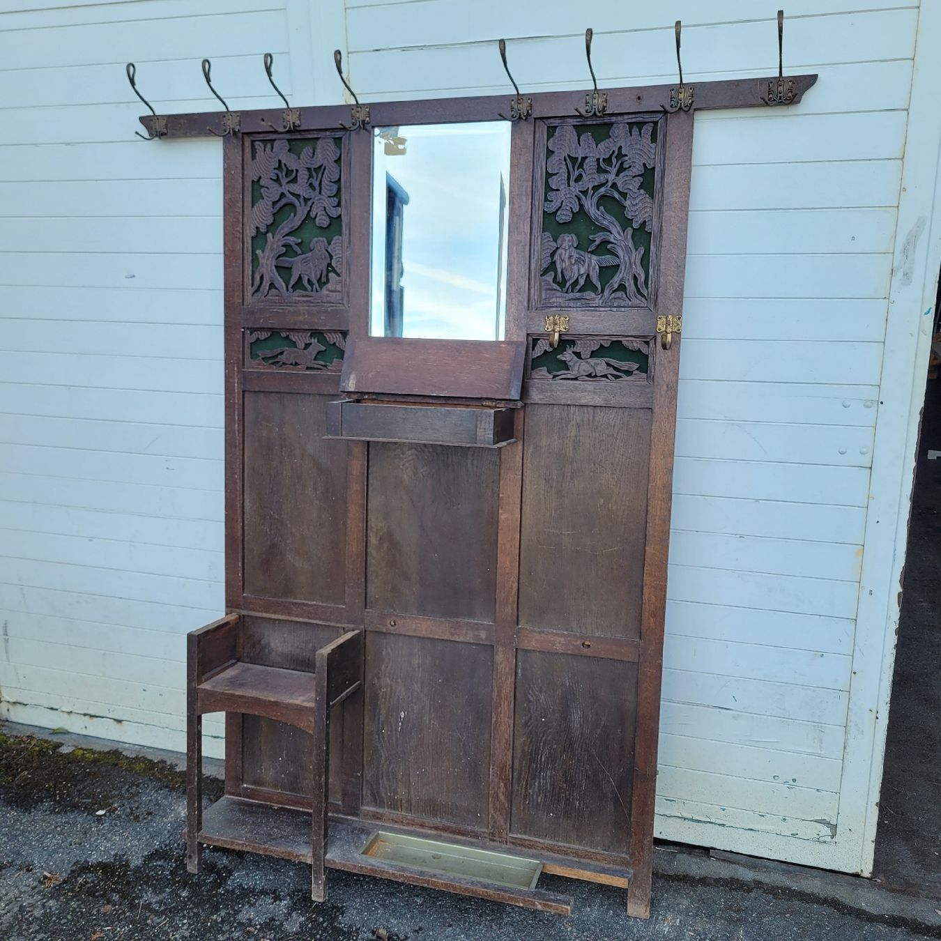 Guardaroba: alte antike wandgarderobe – Usato da Reichenburg venduto da AK_78 7