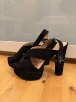 Sandali neri Missguided, tacco alto e plateau, tg. 39