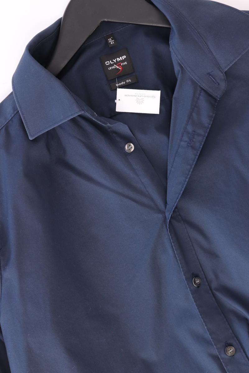 Hemden: Olymp Langarmhemd Gr. Hemdgröße 41 blau – Gebraucht aus Neustadt an der Waldnaab von SecondLifeFashion 3