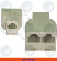 8003  Buchse  RJ45 Y  Buchse verteiler