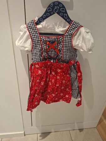 Dirndl Kinder Grösse 86/92 sehr guter Zustand
