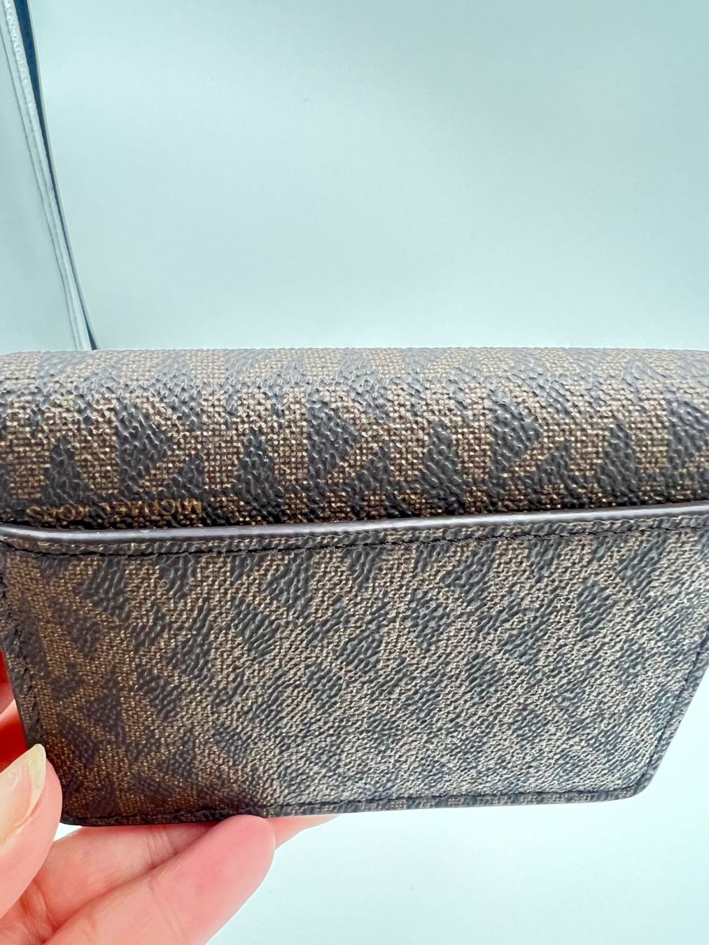Michael Kors Portamonete: Michael Kors Portemonnaie brown – Nuovo e nell'imballaggio originale da Wiedlisbach venduto da Sistershop 1