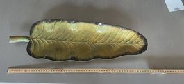 Blatt Schale aus Blech