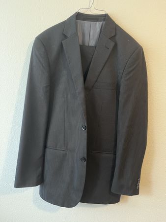 Schwarzer Angelo Litrico Anzug, Grösse 40