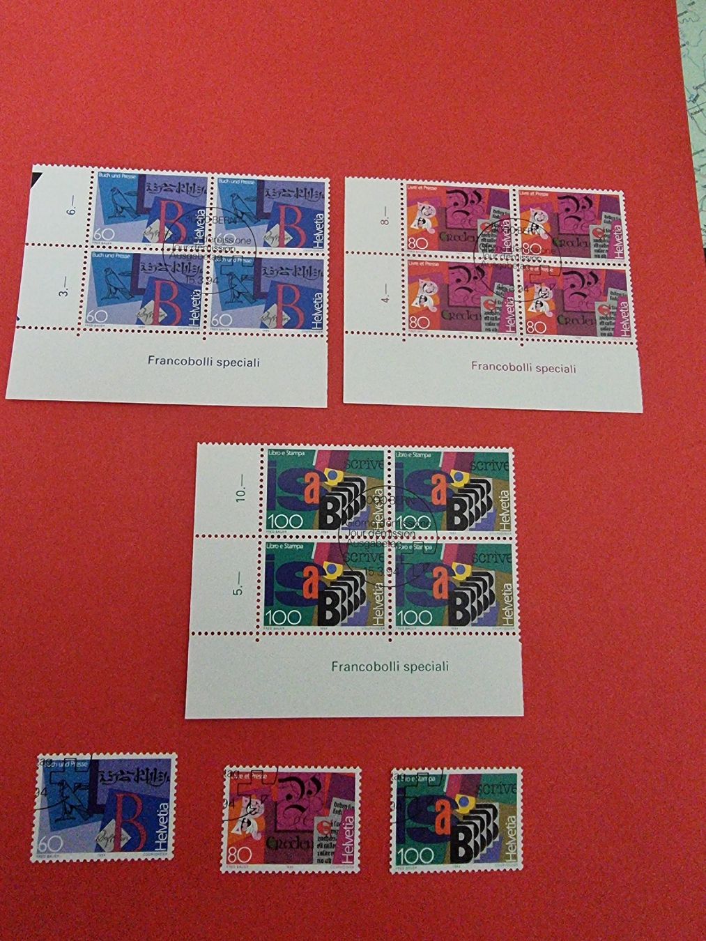 Tutti i francobolli: Sondermarken Buch und Presse 1994 – Nuovo (secondo la descrizione) da Obergösgen venduto da hachma 1