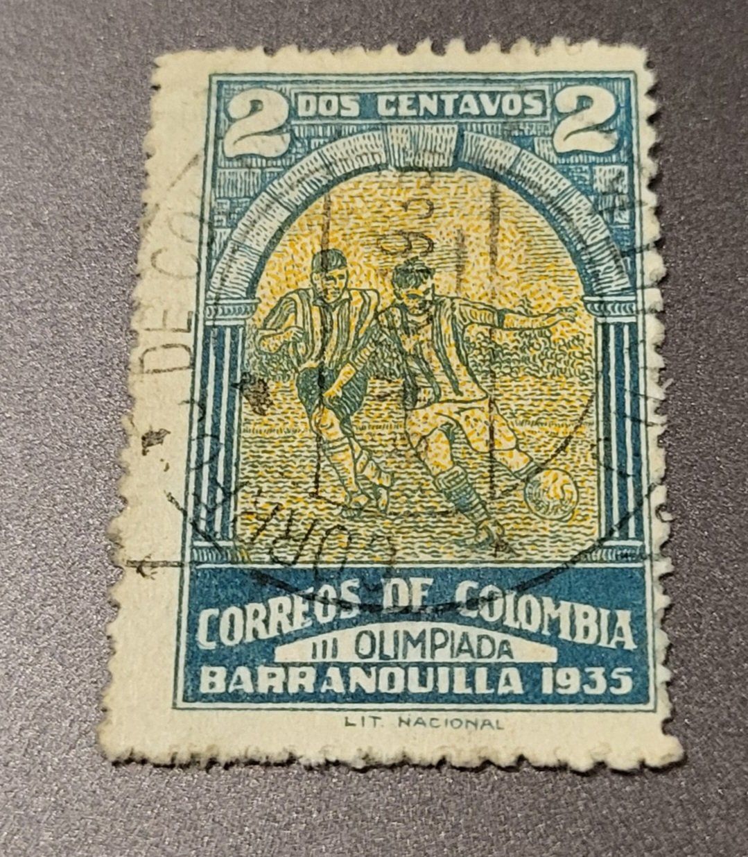 Tous les timbres: Kolumbien 1935 alte briefmarke – D'occasion à St Gallen par Stampsalshobby