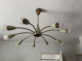 Grosse Sputnik Deckenlampe 50er