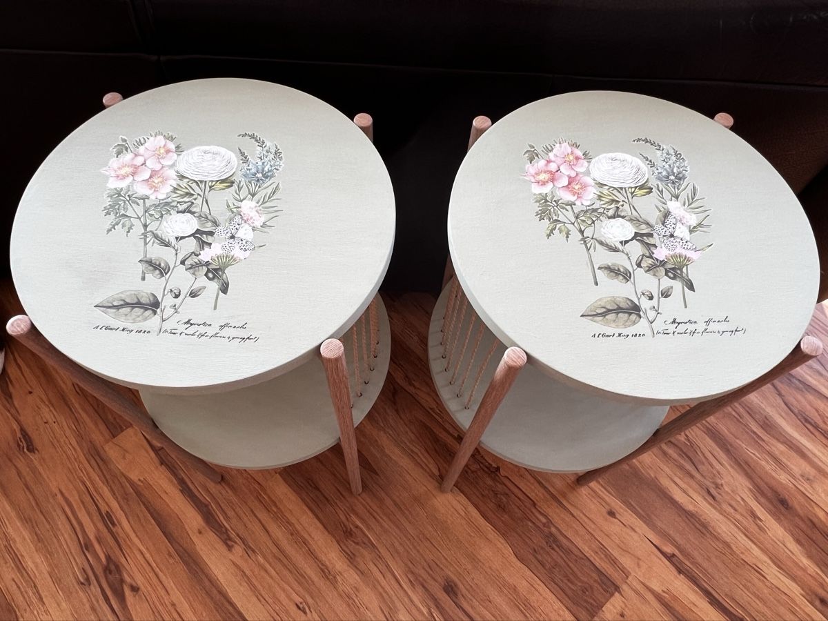 Comodini: Schicker Beistelltisch mit Blumenmuster – Usato da Flurlingen venduto da MIPILG 3