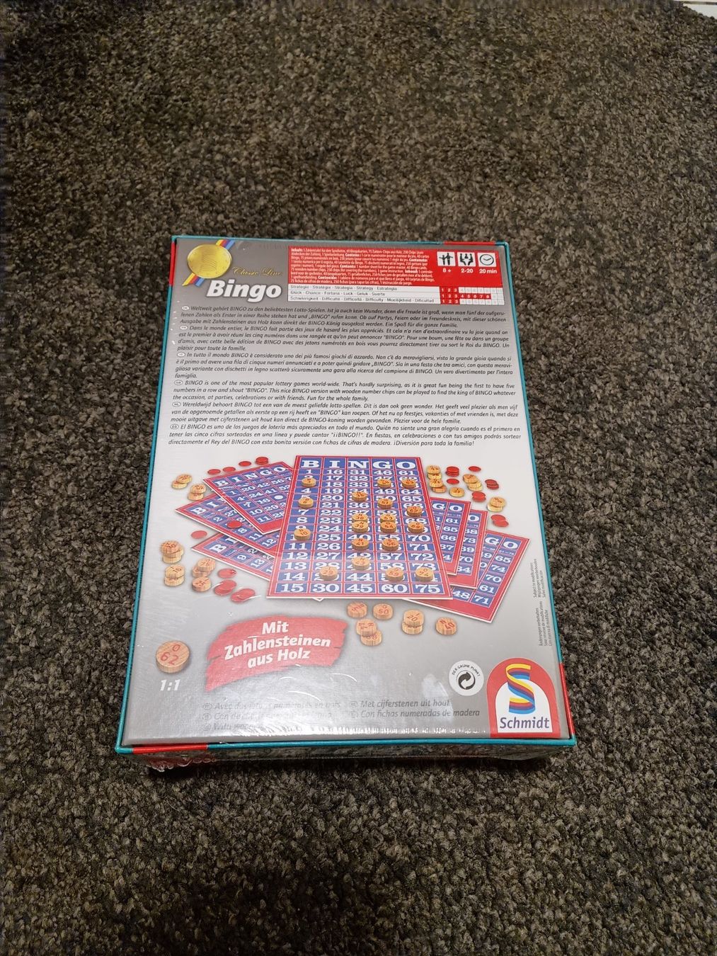 Spiele: Bingo mit Zahlensteinen aus Holz – Gebraucht aus Ostermundigen von ala_pt5h 2