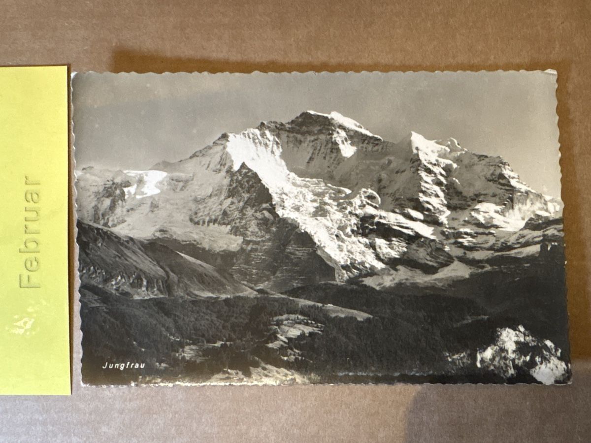 Ansichtskarten: AK von Jungfrau Bergpanorsma – Gebraucht aus Rümlang von Kartenpost1