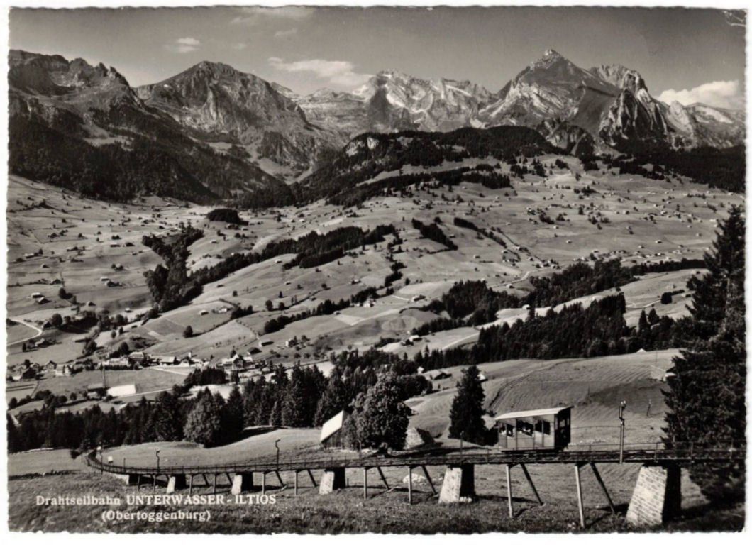 Cartoline postali: Unterwasser - Standseilbahn Iltios – Usato da Binningen venduto da Mountainrider