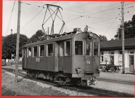 LANGENTHAL Station - Bahn nach Roggwil-Melchnau