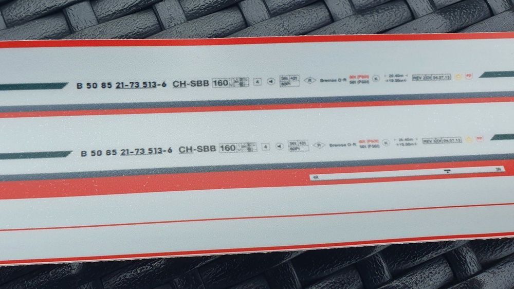 Aufkleber SBB Bpm 51 fur Lima Nummer 2/3 | Kaufen auf Ricardo