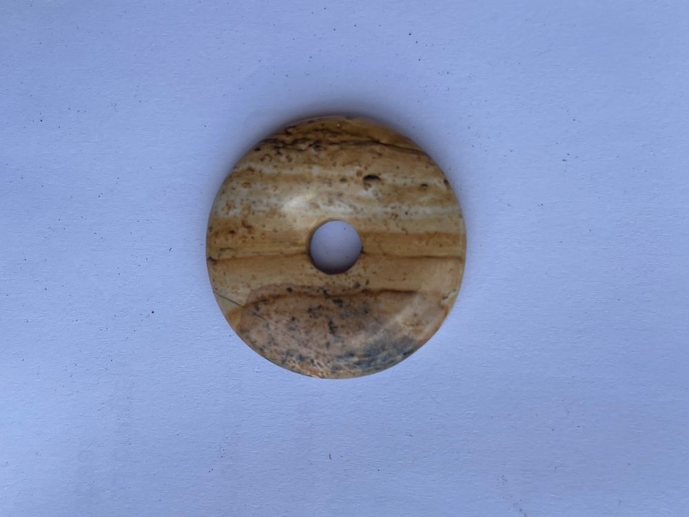 Minerali & Pietre curative: Donut Edelstein vermutlich Achat 3,5 cm – Usato da Embrach venduto da Efg