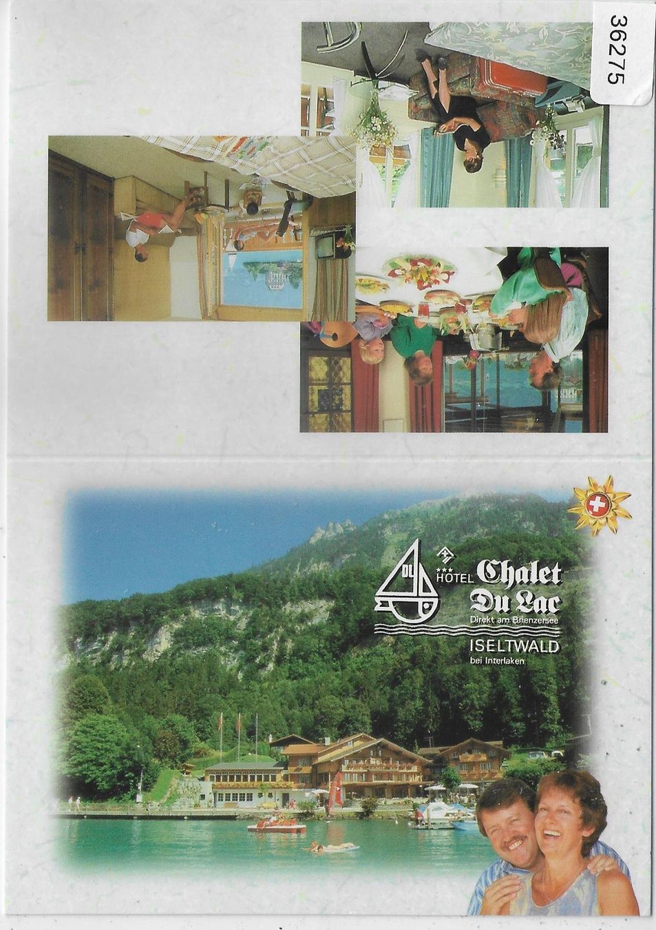 Cartoline postali: Hotel Chalet du Lac - Iseltwald – Usato da Ettingen venduto da Kartenplanet