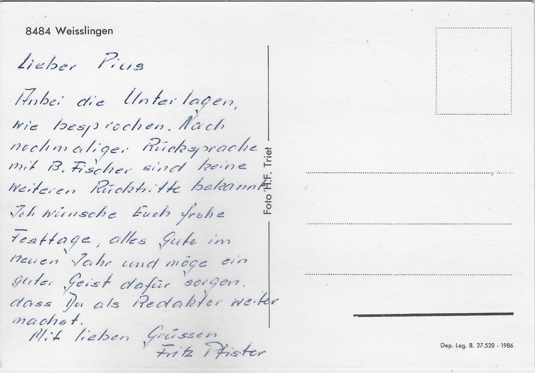 Cartoline postali: Weisslingen ZH - Im Winter mit Skilift – Usato da Ettingen venduto da Kartenplanet 1
